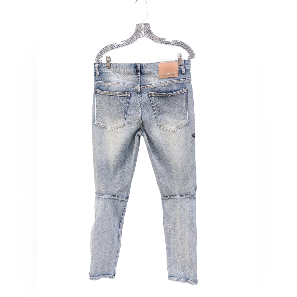 FIRST ROW Graphic Denim Racing Jeans - Picture 5 of 14